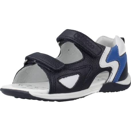 Sandales garçon modèle giuse Bleu+Vert 4 - vertbaudet enfant 