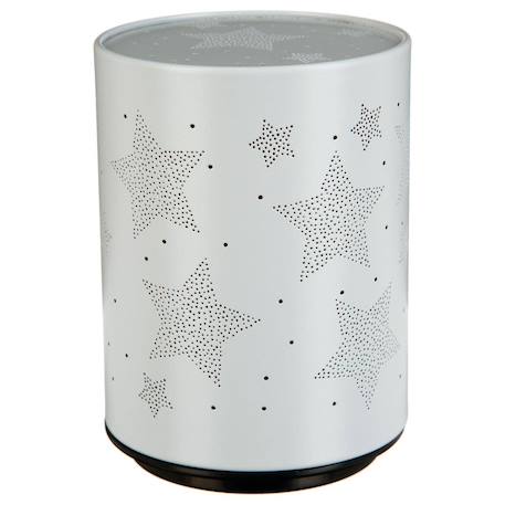 Veilleuse led push en métal - odos Blanc calèche+Blanc coeur+Blanc étoile+Blanc nuage+Gris étoiles+Gris nuage+Rose calèche+Rose coeur 25 - vertbaudet enfant 