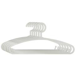 Chambre et rangement-Lot de 6 cintres enfant blanc plastique