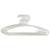 Lot de 6 cintres enfant blanc plastique Blanc+Bleu+Gris+Jaune+Rose+Vert 5 - vertbaudet enfant 