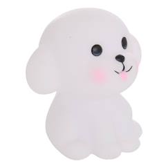 Veilleuse chien enfant softy blanc 9,5x8x9,9 cm  - vertbaudet enfant