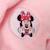 Robe de chambre brodée à capuche, disney minnie love Rose 4 - vertbaudet enfant 
