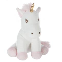 Jouet-Peluche licorne - rosy