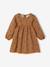 Robe bébé fille manches longues bleu+noisette 5 - vertbaudet enfant 
