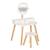 Coiffeuse avec tabouret - bella Blanc 2 - vertbaudet enfant 