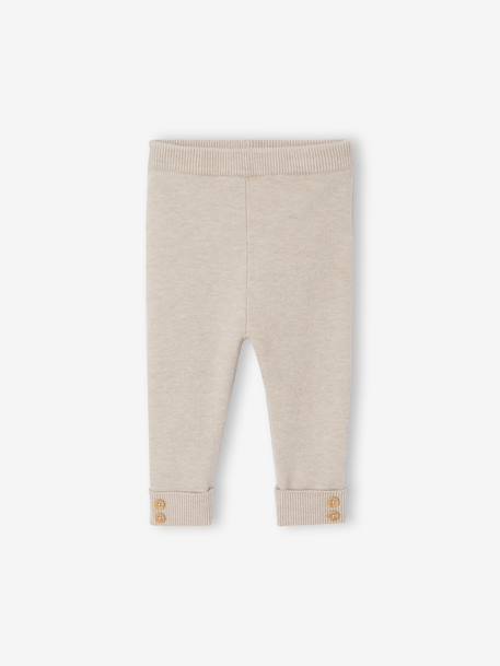Ensemble 3 pièces bébé fille beige chiné 3 - vertbaudet enfant 