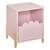 Table de chevet - douceur Blanc+Rose 8 - vertbaudet enfant 