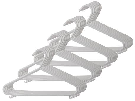 Cintres enfant 32 pièces - 30 cm Gris 1 - vertbaudet enfant 
