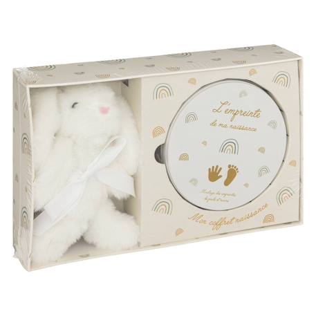 Coffret empreinte bébé avec peluche - aniel Beige 2 - vertbaudet enfant 