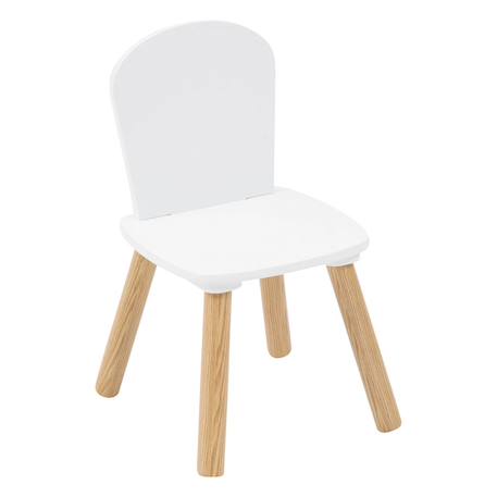 Ensemble table et chaises en pin - alex Blanc 4 - vertbaudet enfant 