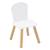 Ensemble table et chaises en pin - alex Blanc 4 - vertbaudet enfant 