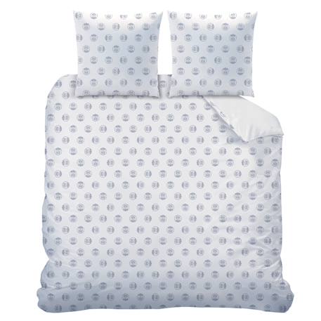 Parure de lit imprimée 100% coton, psg tour Blanc 4 - vertbaudet enfant 