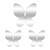 Lot de 3 miroirs pour enfant - ajol Fleur+Papillon 2 - vertbaudet enfant 