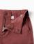 Pantalon chino en sergé à coupe droite avec bande élastique Marron 3 - vertbaudet enfant 
