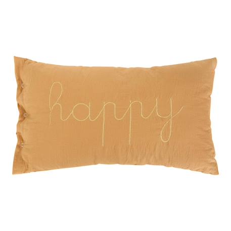 Coussin rectangulaire gaze de coton - Lili Blanc+Bleu gris+Marron+Rose antique+Rose clair+Vert 8 - vertbaudet enfant 