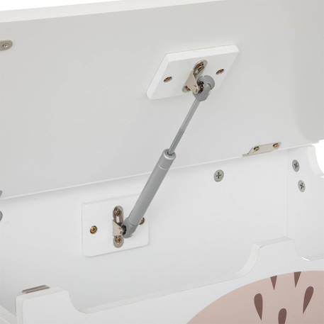 Coffre de rangement renard en bois - douceur Blanc 4 - vertbaudet enfant 