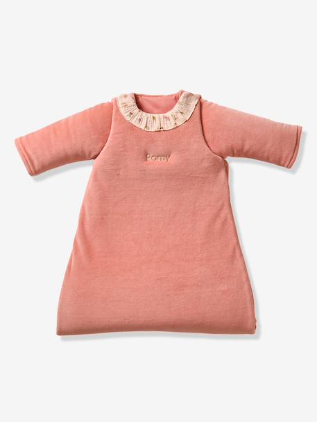 Gigoteuse manches longues velours Cocotte rose pêche 4 - vertbaudet enfant 