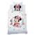Parure de lit imprimée 100% coton, disney home minnie flower Blanc 3 - vertbaudet enfant 