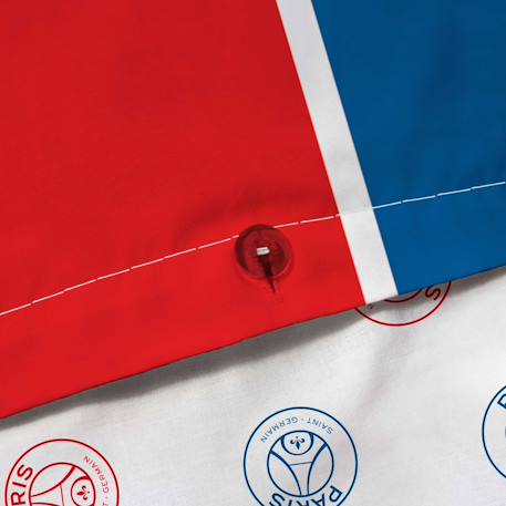 Parure de lit imprimée 100% coton, psg classic Bleu 5 - vertbaudet enfant 