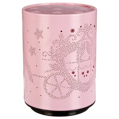 Veilleuse led push en métal - odos Blanc calèche+Blanc coeur+Blanc étoile+Blanc nuage+Gris étoiles+Gris nuage+Rose calèche+Rose coeur 37 - vertbaudet enfant 