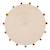 Tapis rond avec pompons - arlequin Beige 2 - vertbaudet enfant 