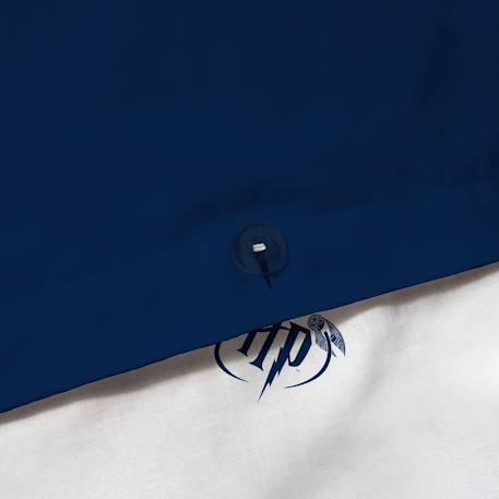 Parure de lit imprimée 100% coton, harry potter blason Bleu marine 6 - vertbaudet enfant 
