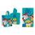 Ensemble cape de bain et drap de plage imprimés 100% coton, pat patrouille summer Bleu 1 - vertbaudet enfant 
