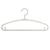 Lot de 6 cintres enfant blanc plastique Blanc+Bleu+Gris+Jaune+Rose+Vert 8 - vertbaudet enfant 