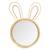 Miroir lapin en bambou - kenai Beige 2 - vertbaudet enfant 