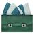 Panier de rangement pliable dinosaure - cori Vert foncé 4 - vertbaudet enfant 