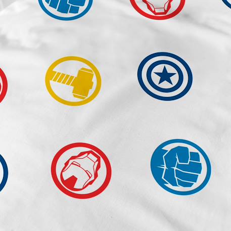Parure de lit imprimée 100% coton, avengers home team Bleu 5 - vertbaudet enfant 