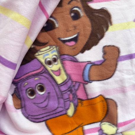 Plaid polaire imprimé, dora aile Rose 3 - vertbaudet enfant 