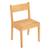 Chaise enfant en bois - robin Marron 2 - vertbaudet enfant 
