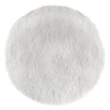 Tapis enfant imitation fourrure - yver Blanc 2 - vertbaudet enfant 