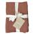Set de 2 taies d'oreiller unies en coton, gaze de coton Bleu horizon+Bleu paon+Caramel+Chocolat+Lichen+Terre cuite 29 - vertbaudet enfant 