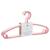 Lot de 6 cintres enfant blanc plastique Blanc+Bleu+Gris+Jaune+Rose+Vert 14 - vertbaudet enfant 