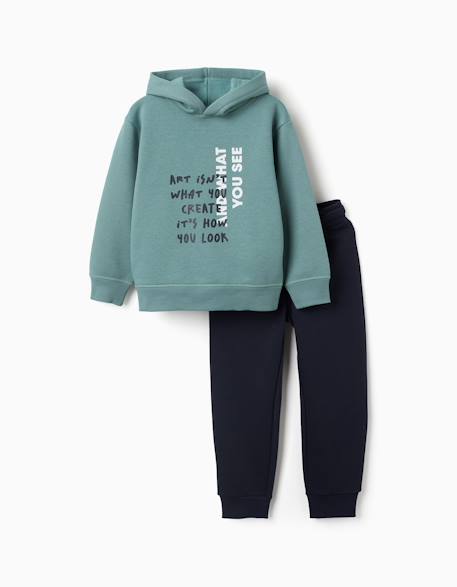 Garçon-Ensemble-Ensemble sweat et pantalon de jogging avec imprimé
