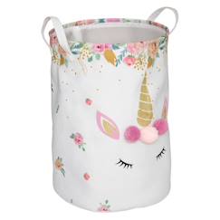 Chambre et rangement-Bac à jouet en tissu - licorne