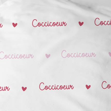 Parure de lit imprimée 100% coton, cocci coeur Rose 6 - vertbaudet enfant 