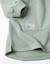 Robe sweat en coton peigné à capuche et imprimé stitch Vert 4 - vertbaudet enfant 