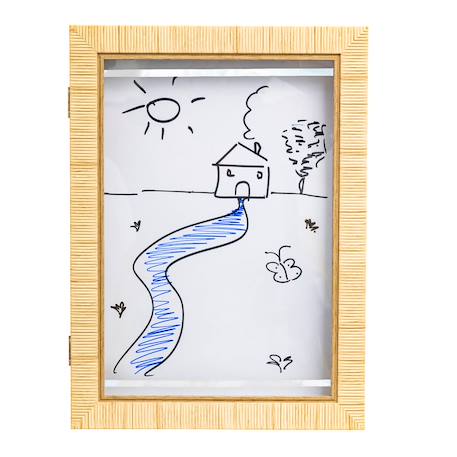 Cadre à dessin a4 vitré - thea Beige 2 - vertbaudet enfant 