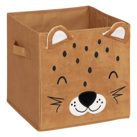 Panier de rangement pliable lion - joey Beige+Bleu+Gris+Jaune+Jaune Lion 18 - vertbaudet enfant 