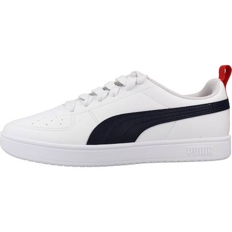 Basket à lacets rickie jr – confort et style junior Blanc+Blanc white 8 - vertbaudet enfant 