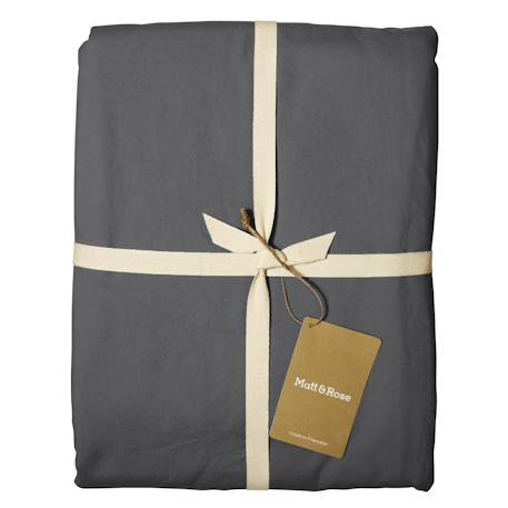 Set de 2 taies d'oreiller unies à franges, coton lavé Anthracite+Blanc+Bleu glacier+Bleu nuit+Caramel+Lichen+Lie de vin+Lin+Miel+Nude+Terre cuite 2 - vertbaudet enfant 