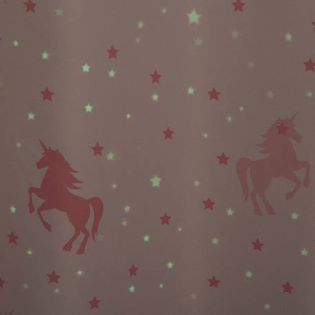 Rideau occultant phosphorescent dinosaure - aipo Bleu+Gris+Rose 12 - vertbaudet enfant 