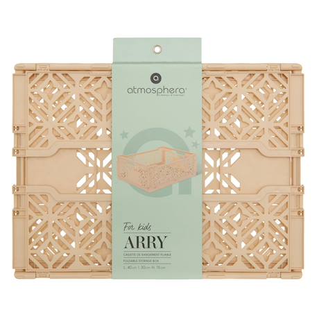 Cagette pliante à poignées - arry Beige+Bleu+Jaune+Lilas+Rose+Terracotta+Vert clair 2 - vertbaudet enfant 