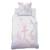 Parure de lit imprimée 100% coton, opéra Blanc, rose 3 - vertbaudet enfant 