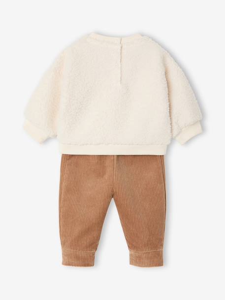 Ensemble 3 pièces naissance bébé écru 5 - vertbaudet enfant 
