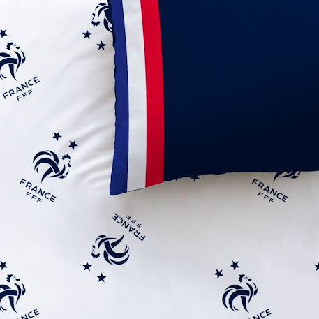 Parure de lit imprimée 100% coton, fff drapeau Bleu marine 3 - vertbaudet enfant 