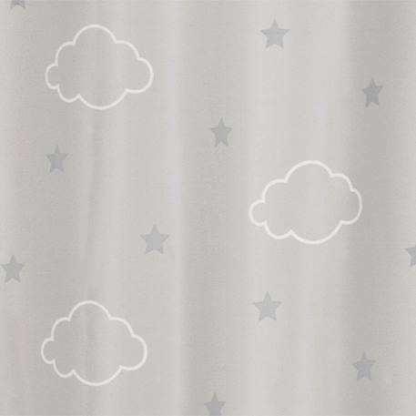 Rideau occultant phosphorescent dinosaure - aipo Bleu+Gris+Rose 8 - vertbaudet enfant 